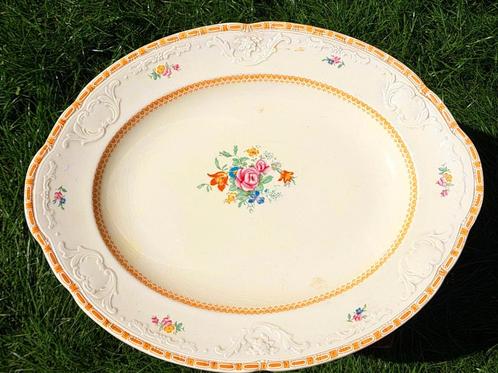 Vintage Floral Engelse schaal, Antiek en Kunst, Antiek | Servies los, Ophalen