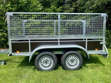 NIEUW aanhangwagen Tandemasser met loofrekken OERDEGELIJK beschikbaar voor biedingen
