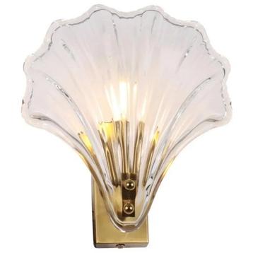 Richmond Interiors Albey wandlamp goud schelp Hotel Chique beschikbaar voor biedingen
