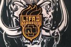 Rammstein vrij mooie en nieuwe shaped Lifad patch 27, Verzamelen, Muziek, Artiesten en Beroemdheden, Verzenden, Nieuw, Kleding