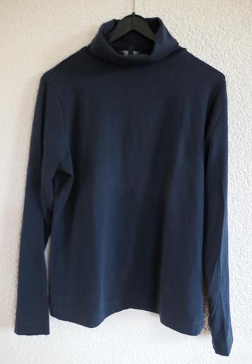 Blauw kolshirt maat M van Anni Rolfi beschikbaar voor biedingen