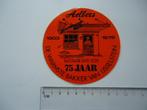 sticker oud Aelbers bakker winkel 1978 IJsselstein brood ret, Verzamelen, Verzenden, Zo goed als nieuw, Bedrijf of Vereniging