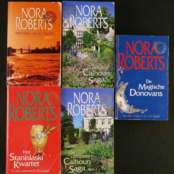 5 x Boeken van Nora Roberts (1998-2008), Boeken, Romans, Gelezen, Nederland, Ophalen of Verzenden