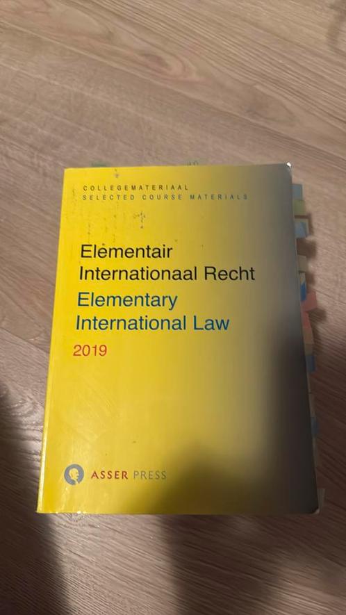 Elementair Internationaal Recht 2019, Boeken, Wetenschap, Zo goed als nieuw, Ophalen of Verzenden