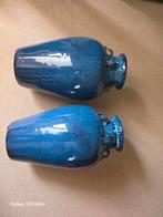 Blauwe Keramische Vazen Set, Ophalen of Verzenden