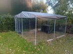 VidaXL hondenkennel voor buiten met dak 382x382x225cm, Ophalen, Zo goed als nieuw, 110 cm of meer, 100 cm of meer