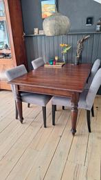 Eettafel kersenhout., Huis en Inrichting, Tafels | Eettafels, Ophalen of Verzenden, Gebruikt