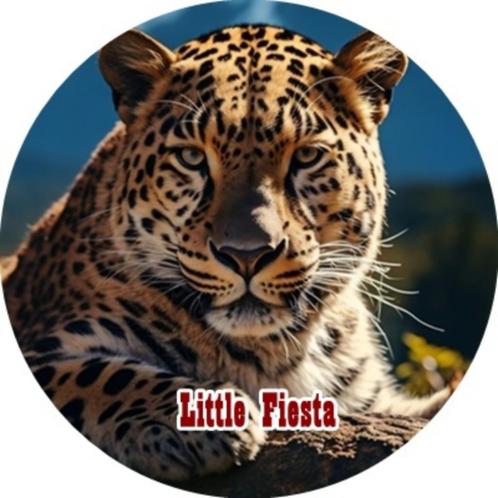 LF2908 icing frosting panter puma 17cm eetbare taart print, Hobby en Vrije tijd, Taarten en Cupcakes maken, Nieuw, Versiering