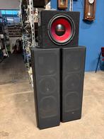 Geluidsboxen 3 stuks, Audio, Tv en Foto, Luidsprekers, Zo goed als nieuw, Minder dan 60 watt, Front, Rear of Stereo speakers, Ophalen