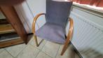 Gestoffeerde stoel, Huis en Inrichting, Stoelen, Ophalen, Zo goed als nieuw, Metaal, Senior, kantoor, zakelijk, praktisch, retro
