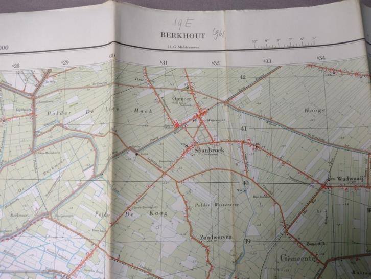 19 E Berkhout Obdam Spierdijk Avenhorn Spanbroek 1961, Antiek en Kunst, Kunst | Litho's en Zeefdrukken, Ophalen of Verzenden