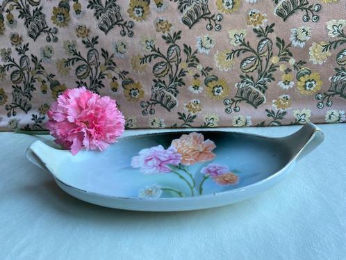 Art Nouveau schaaltje met bloemdecor RS Suhl porselein 1910, Antiek en Kunst, Antiek | Schalen, Ophalen of Verzenden