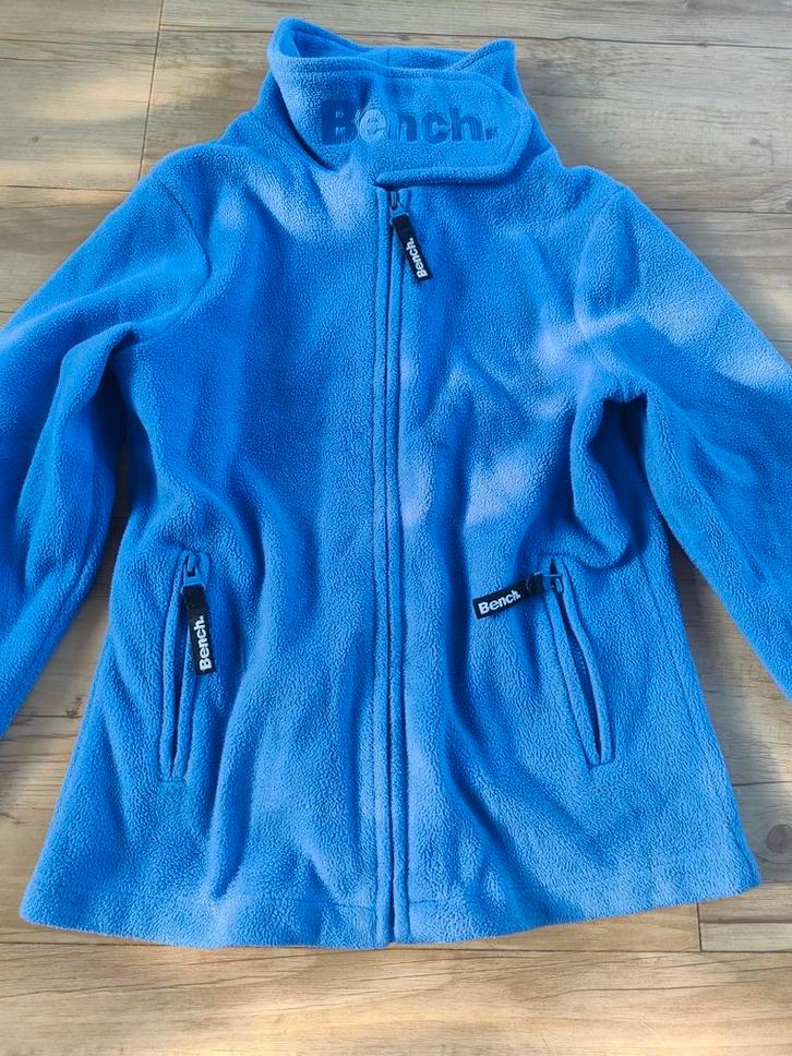 Bench Fleece Vest Maat 140 - Blauw, Kinderen en Baby's, Kinderkleding | Maat 140, Gebruikt, Jongen of Meisje, Trui of Vest, Ophalen of Verzenden