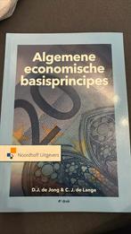 C.J. Lange - Algemene economische basisprincipes, Ophalen, C.J. Lange; D.J. de Jong, Economie, Zo goed als nieuw