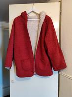 Reversible vest/jasje in teddy stof, Gedragen, Maat 42/44 (L), Ophalen of Verzenden, Rood