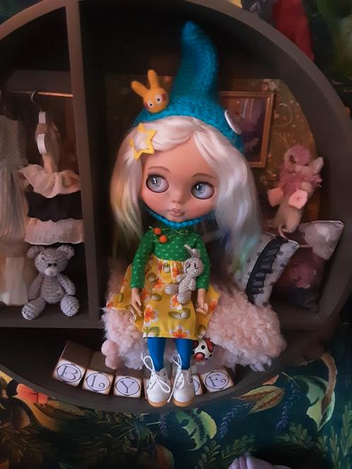 Custom blythe doll Ivy Rae, Verzamelen, Poppen, Zo goed als nieuw, Pop, Ophalen of Verzenden