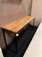 Sidetable 160 x 45 acacia hout, Huis en Inrichting, Tafels | Sidetables, Ophalen, Nieuw, 150 tot 200 cm, Industrieel