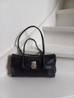 BELLY BELT TAS ZWART LEER I.Z.G.ST ( ZIE FOTO'S), Ophalen of Verzenden, Zwart, Handtas