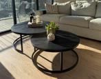 NIEUW: Ronde salontafels van mangohout - Westwing Collection, Huis en Inrichting, Tafels | Salontafels, 50 tot 100 cm, Rond, Nieuw