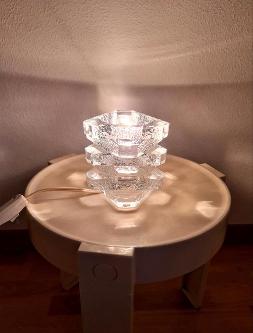 Peil & Putzler kubus sfeerlamp tafellamp glas prachtig, Huis en Inrichting, Lampen | Tafellampen, Zo goed als nieuw, Minder dan 50 cm