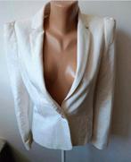 Witte blazer - Zara, maat S, Ophalen of Verzenden, Zo goed als nieuw, Maat 36 (S), Wit