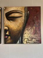 Buddha Schilderij - Twee Delen - 80x80cm, Huis en Inrichting, Ophalen, Zo goed als nieuw