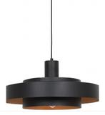 Moderne zwarte hanglamp Anne Lighting - Flinter zwart, Huis en Inrichting, Lampen | Hanglampen, Ophalen, Nieuw, Metaal, 50 tot 75 cm