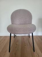 KARWEI stoel Babs bouclé zand / beige, Huis en Inrichting, Stoelen, Ophalen, Overige kleuren, Metaal, Nieuw
