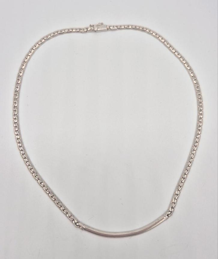 Vintage Zilveren Ketting 835, Sieraden, Tassen en Uiterlijk, Kettingen, Gebruikt, Zilver, Zilver, Verzenden