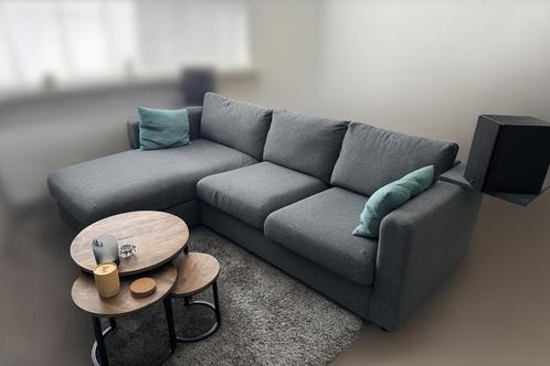 Hoekbank grijs (Vimle 3-zitsbank), Huis en Inrichting, Banken | Complete zithoeken, Stof, Ophalen