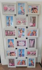 Fotocollage fotolijst 18 foto's nieuw, Ophalen, Kunststof, Nieuw, 75 cm of meer