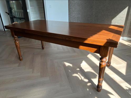 Massive oak dining table: 200-320 (L) x 90 (B) x 80 (H), Antiek en Kunst, Antiek | Meubels | Tafels, Ophalen