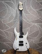 Schecter USA Sunset Extreme White and Gold Satin Crackle, Ophalen of Verzenden, Zo goed als nieuw, Solid body, Overige merken