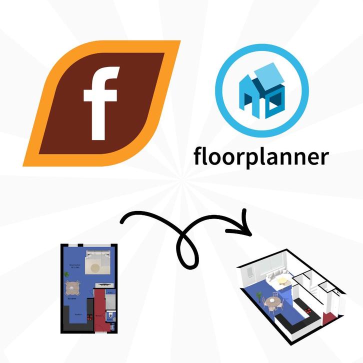 Funda plattegrond naar Floorplanner | Snel & Goedkoop!, Doe-het-zelf en Verbouw, Overige Doe-het-zelf en Verbouw, Nieuw, Ophalen