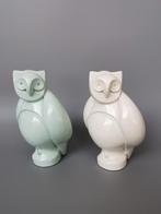 2 Beelden gestileerde uil door Joop van den Heuvel, Verzenden