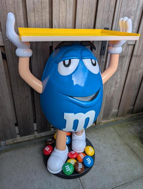 Zeldzame blauwe M&M display XXL, Verzamelen, Merken en Reclamevoorwerpen, Zo goed als nieuw, Reclamebord, Ophalen