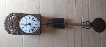 Franse comtoise klok, harpslinger beschikbaar voor biedingen