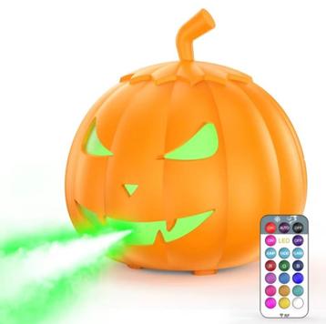 DJLicht 600W Halloween rookmachine pompoen met rgb leds beschikbaar voor biedingen