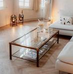 Salontafel messing, Ophalen, Gebruikt, 100 tot 150 cm, 50 tot 100 cm