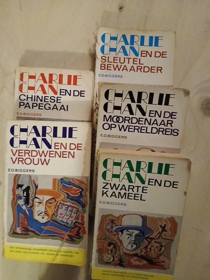 charlie chan detectieves, Boeken, Romans, Gelezen, Nederland, Ophalen of Verzenden