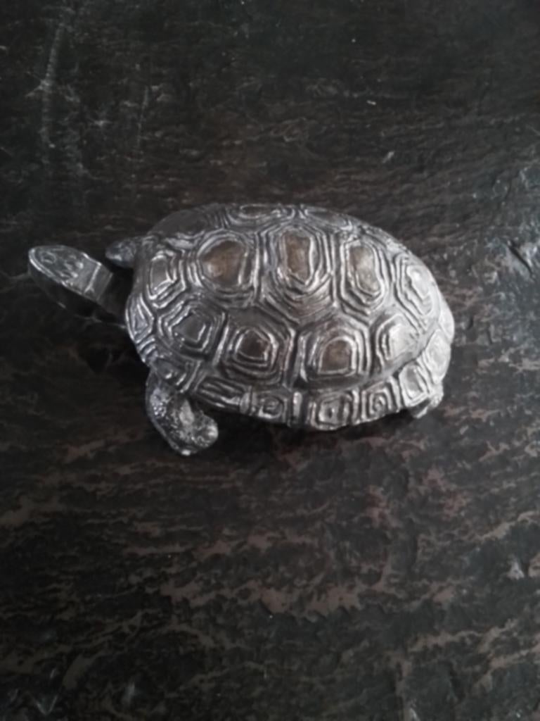 Mooie koperen schildpad, Ophalen of Verzenden, Zo goed als nieuw
