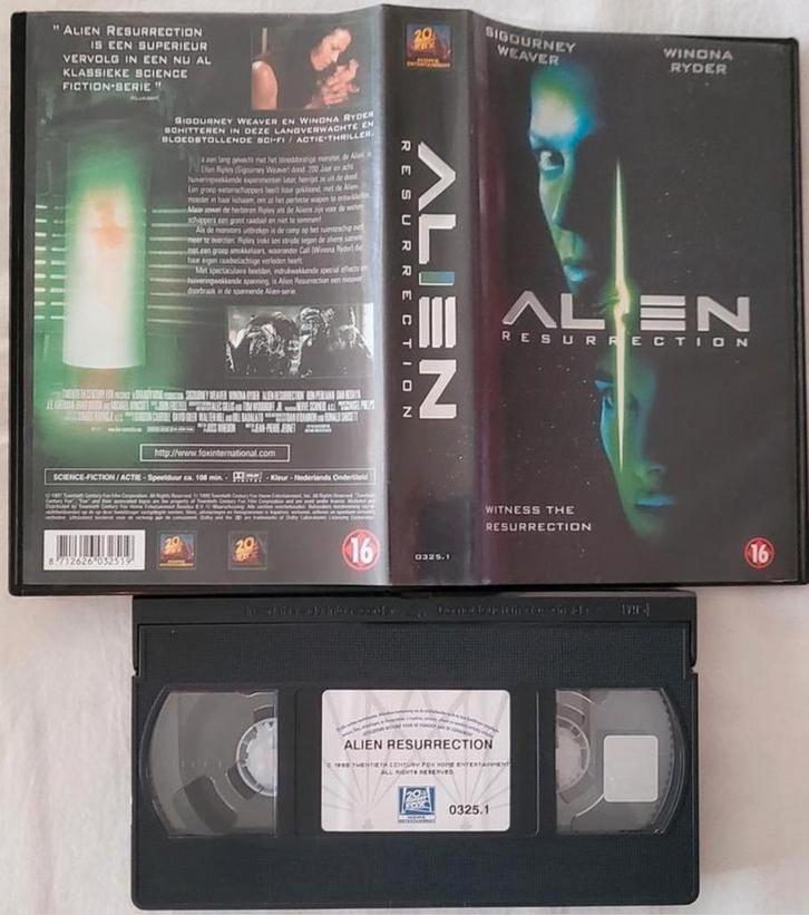 Alien Resurrection VHS Scifi, Cd's en Dvd's, VHS | Film, Zo goed als nieuw, Actie en Avontuur, Alle leeftijden, Ophalen of Verzenden