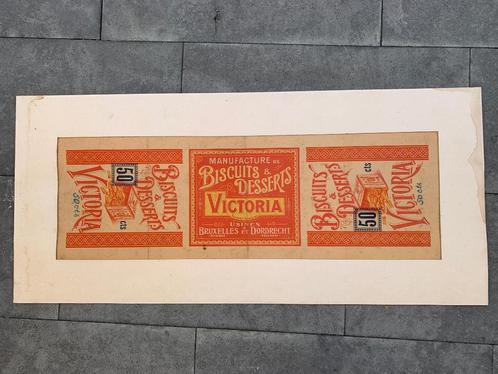 Victoria Biscuit koekblik wikkel uit 1900, Verzamelen, Blikken, Gebruikt, Koek(jes), Overige merken, Verzenden