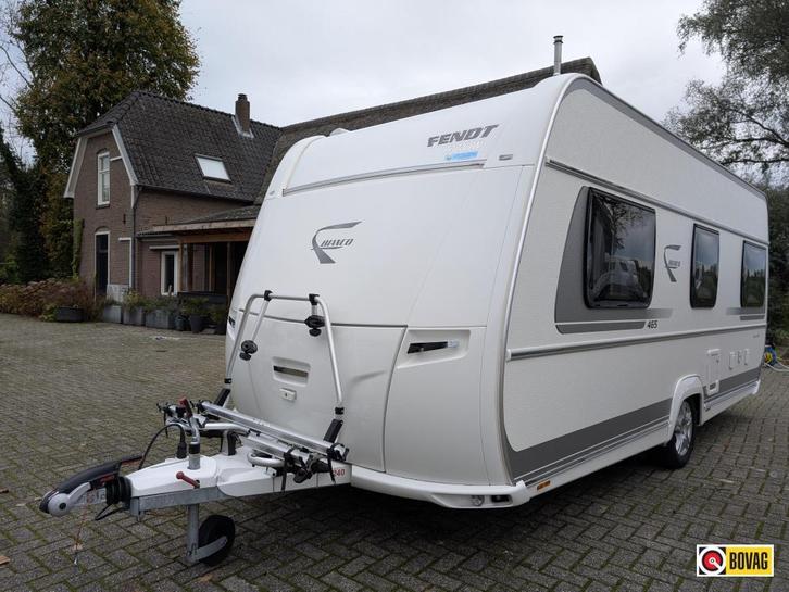 Fendt Bianco 465TG enkele bedden mover cass luifel, Caravans en Kamperen, Caravans, Bedrijf, tot en met 4, 1000 - 1250 kg, Rondzit