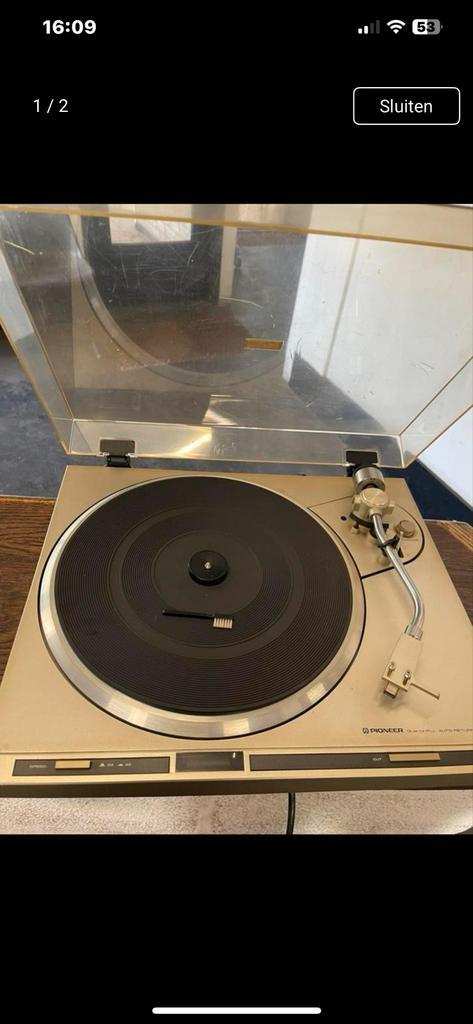 Pioneer Platenspeler - PL-300, Audio, Tv en Foto, Platenspelers, Gebruikt, Platenspeler, Pioneer, Automatisch, Ophalen of Verzenden