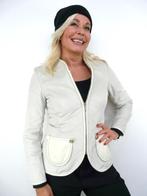 *Abfab Vintage Elegante Jasje met Leer 38*, Maat 38/40 (M), Overige kleuren, Ophalen of Verzenden, Zo goed als nieuw