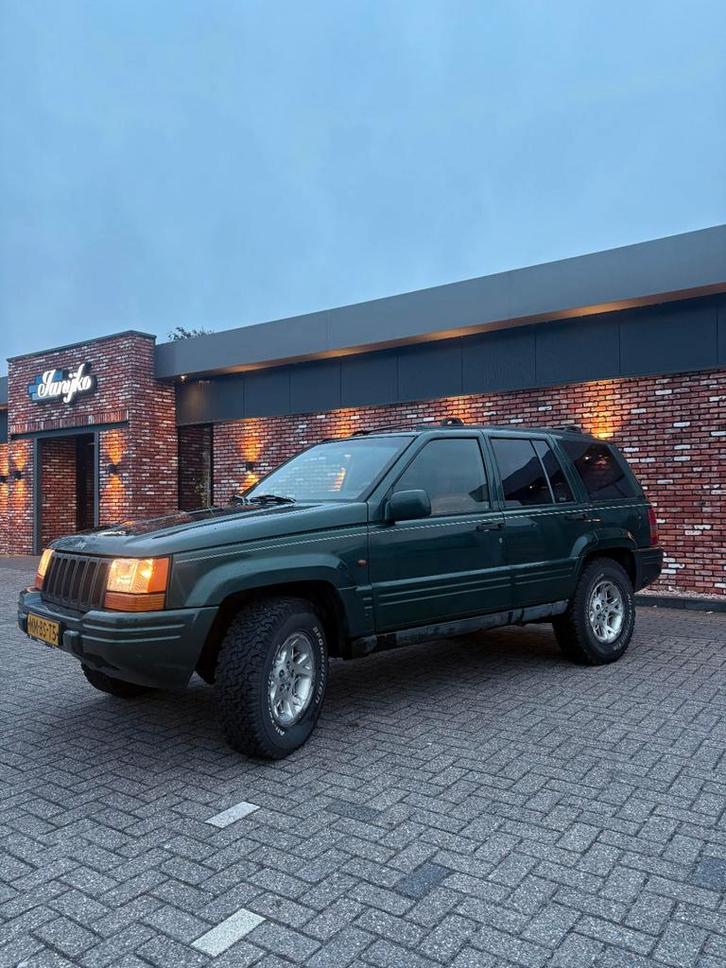 MMBS Jeep grand cherokee T5, Auto's, Bestelauto's, Particulier, Jeep, LPG, Automaat, Groen, Beige, Leder, Ophalen