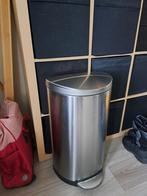 Prullenbak simplehuman 40L, 40 liter of meer, Ophalen, Minder dan 50 cm