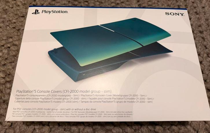 PlayStation 5 consolepanelen - Chroma Teal, Spelcomputers en Games, Spelcomputers | Sony PlayStation 5, Zo goed als nieuw, Ophalen of Verzenden