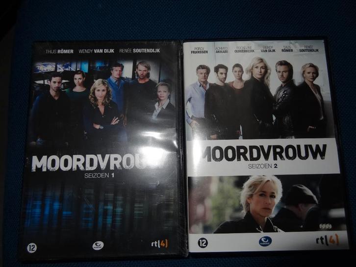 moordvrouw seizoen 1 en 2, Cd's en Dvd's, Dvd's | Tv en Series, Zo goed als nieuw, Thriller, Boxset, Vanaf 12 jaar, Ophalen of Verzenden